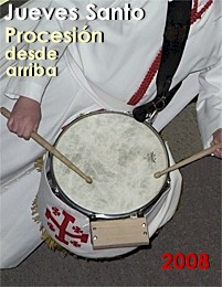 Procesi�n del Viernes Santo vista desde un balc�n